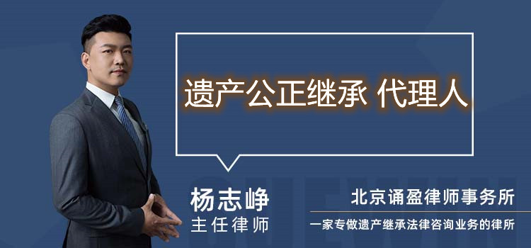 遗产公正继承 代理人