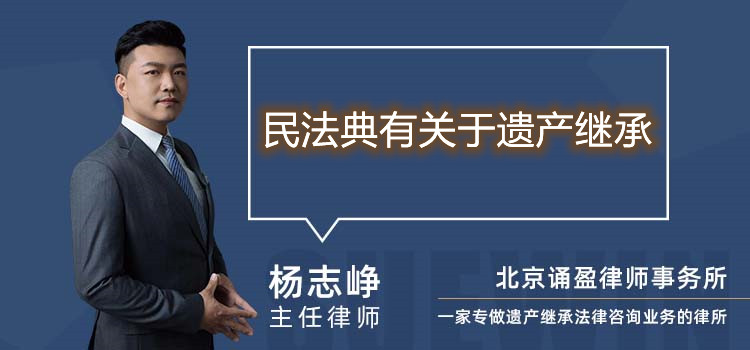 民法典有关于遗产继承