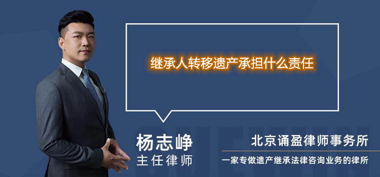 继承人转移遗产承担什么责任